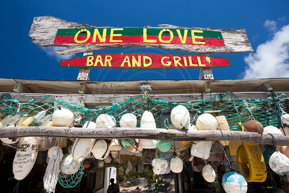 One Love Bar.  Jost Van Dyke, BVI