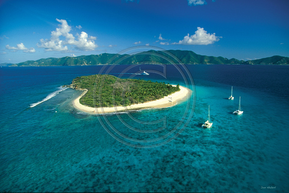 Sandy Cay Aerial, BVI