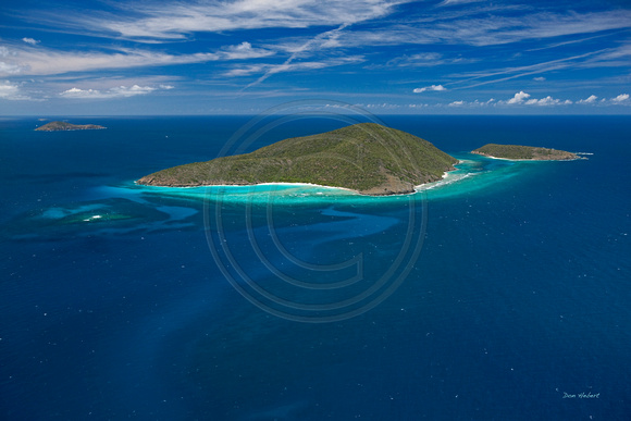 Hans Lollick aerial, US Virgin Islands