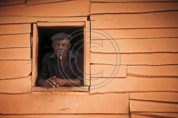 Jamaican Gentleman in Window.  Jamaica
